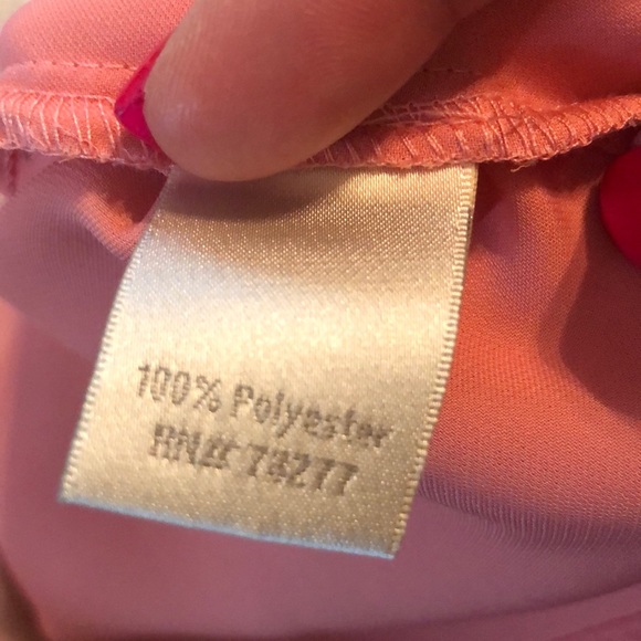 LC Lauren Conrad | Pink Keyhole Smocked Top NWOT - Picture 8 of 9